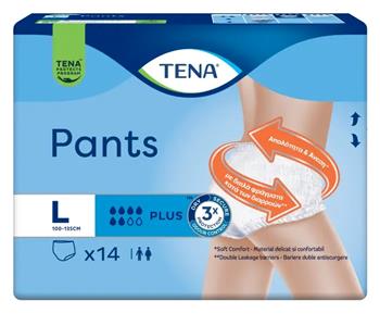 Підгузки-труси для дорослих Tena Pants Plus р.L (100-135см) (6крап.) №14 / Тена