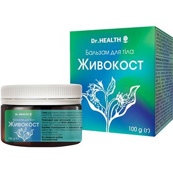 Бальзам для тіла Живокост Dr.Health, 100г банка