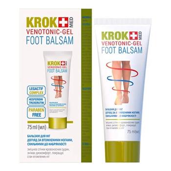 Бальзам для ніг Krok Med Венотонік гель, 75мл