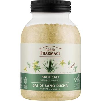 Сіль для ванн Green Pharmacy Ветівер і ваніль, 1000г