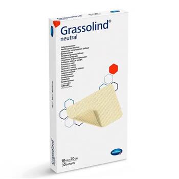 Пов'язка атравматична мазева Grassolind neutral, стер. 10х20см №1 арт.499336 / Граззолінд