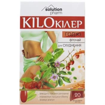 Фіточай Кілокілер Годжі (для схуднення) Solution Pharm по 1,5г ф-пак. №20