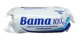 Вата мед. гігієнічна Екобинт н/с ролик 100г