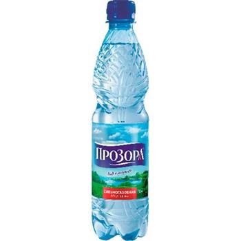 Вода питна Прозора сильногазована 0,5л