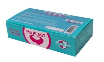 Пластир мед. Milplast Post-operative Hypoallergenic післяопераційний на нетканій основі 10х15см №20 / Мілпласт