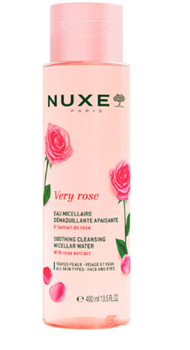 Вода міцелярна Nuxe Very Rose заспокійлива для всіх типів шкіри, 400мл / Нюкс