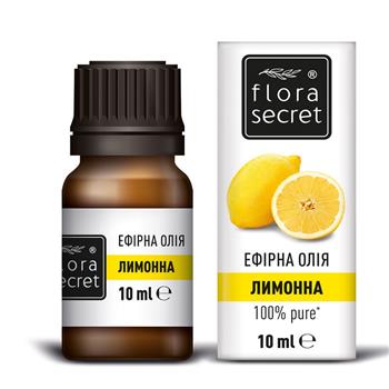 Олія ефірна Flora Secret лимонна, 10мл
