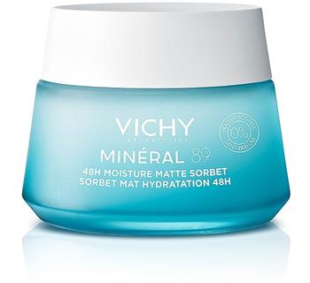 Гель-сорбет для обличчя Vichy Mineral 89 матувальний, для жирної та комбінованої шкіри, зволоження 48 годин, 50мл