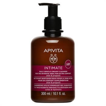 Крем-гель для інтимної гігієни Apivita Intimate Lady Додатковий комфорт ніжний очищувальний, 300мл