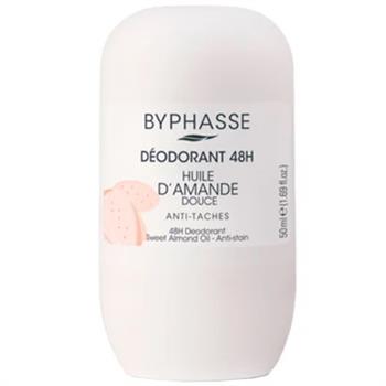Дезодорант кульковий Byphasse 48h Олія солодкого мигдалю, 50мл