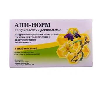 Апі-Норм ректальні супозиторії по 1,5г №5