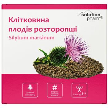 Клітковина плодів розторопші Solution Pharm по 210г пачка