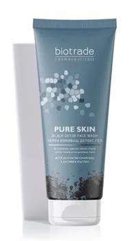 Гель для вмивання Biotrade Pure Skin ніжний з мікросферами активованого вугілля та молочною кислотою, 200мл