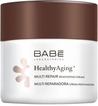 Крем для обличчя нічний Babe Laboratorios Healthy Aging+ з інноваційним антивіковим комплексом, 50мл