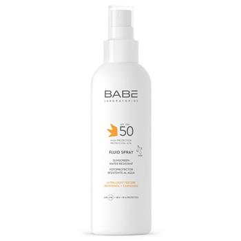 Флюїд-спрей для тіла сонцезахисний Babe Laboratorios SPF50 водостійкий, 200мл