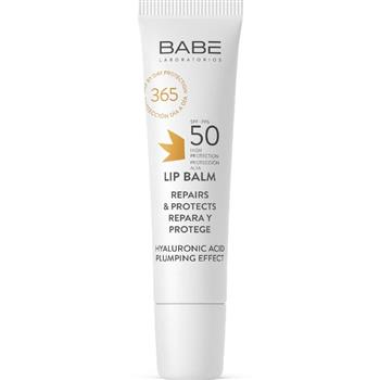 Бальзам для губ Babe Laboratorios SPF50 сонцезахисний з гіалуроновою кислотою, 15мл