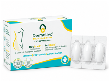 Вагінальні овулі Дермоліво (Dermolivo) для інтимного захисту, №10