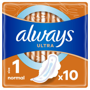 Прокладки гігієнічні Always Ultra Day Normal, 4 краплі, р.1, №10 / Олвейс