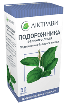 Подорожника великого листя, 50г (Ліктрави)
