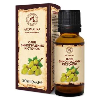 Олія виноградних кісточок 20мл фл. (Ароматика)