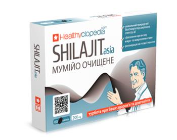Мумійо очищене Shilajit.asia,табл. №60 (30х2)*