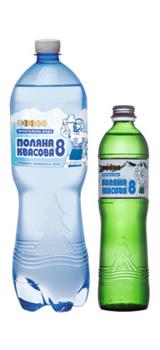Вода мінеральна "Поляна Квасова 8", сильногазована по 1,5л