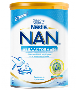 Суміш суха поживна NAN ExpertPro Безлактозний (з народження), 400г / НАН Экспертпро