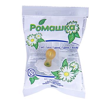 Соска-пустушка Ромашка тип 2-А в пет уп.
