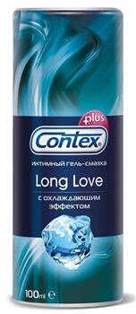 Гель-змазка інтимний Contex Long Love, з охолоджуючим ефектом, 100мл / Контекс