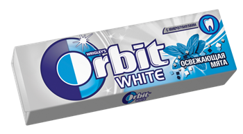 Жувальна гумка Orbit White fresh / Орбіт Освіжаюча м'ята подушечки №10