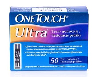 Глюко-тест смужки One Touch Ultra / Ван Тач Ультра №50