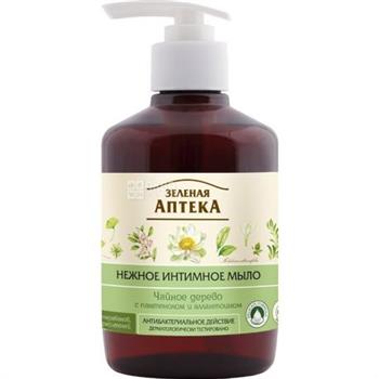 Мило рідке для інтимної гігієни Зелена аптека Чайне дерево антибактеріальне, 370мл фл. з дозатором