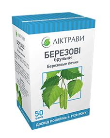Берези бруньки, 50г (Ліктрави)