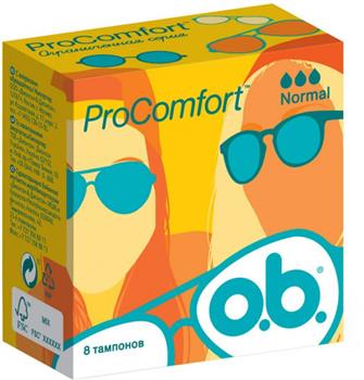 Тампони гігієнічні o.b. ProComfort Normal, №8
