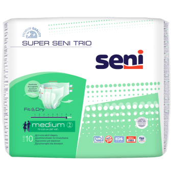 Підгузки для дорослих Seni Super Trio р.М (75-110см) №10