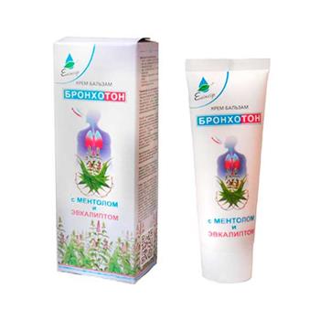 Крем-бальзам Бронхотон з ментолом та евкаліптом 75мл