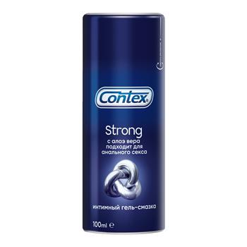 Гель-змазка інтимний Contex Strong, з Алое Вера, 100мл / Контекс