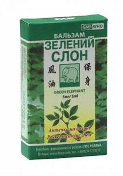Зелений Слон аромабальзам 5мл
