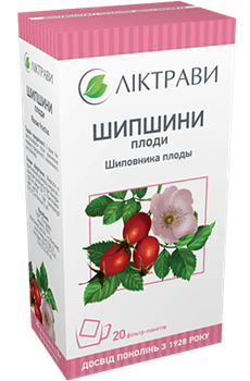 Шипшини плоди, 3г ф-пак. №20 (Ліктрави)