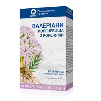 Валеріани кореневища з коренями по 1,5г ф.-пак. №20 (Віола)