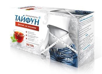 Фіточай для схуднення Тайфун Екстра 2г ф-пак. №30