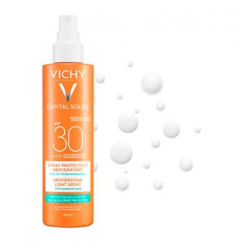 Спрей-флюїд Vichy Capital Soleil SPF30 сонцезахисний водостійкий, 200мл / Віши