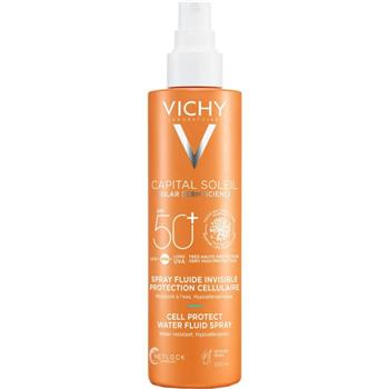Спрей-флюїд Vichy Capital Soleil сонцезахисний водостійкий, для чутливої шкіри дітей, SPF 50+, 200мл