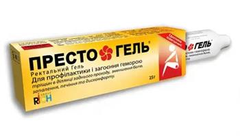 Престо Гель, ректальний гель 25г (ВМП)