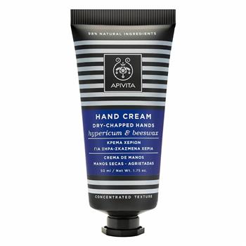 Крем для рук Apivita для сухої потрісканої шкіри зі звіробоєм і бджолиним воском 50мл (Апівіта)
