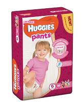 Трусики-підгузки для дівчаток Huggies Pants 6 (15-25кг) №30 (Хаггіс)