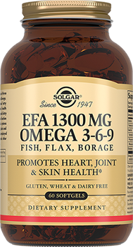 Омега 3-6-9 Solgar (Omega 3-6-9) EFA 1300мг, капс. №60 (Солгар)