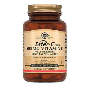 Естер-С плюс вітамін С 500мг Solgar (Ester-C Plus Vitamin C), капс. №50 (Солгар)