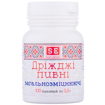 Дріжджі загальнозміцнюючі табл. 0,5г №100 (Фармаком)