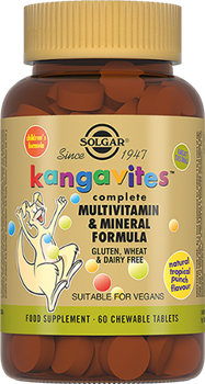 Кангавітес Solgar (Kangavites), комплекс мультивітамінів і мінералів, жувальні табл. №60 (Солгар)